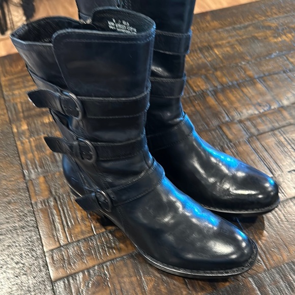 Born Black Combat & Moto Boots - Picture 1 of 6